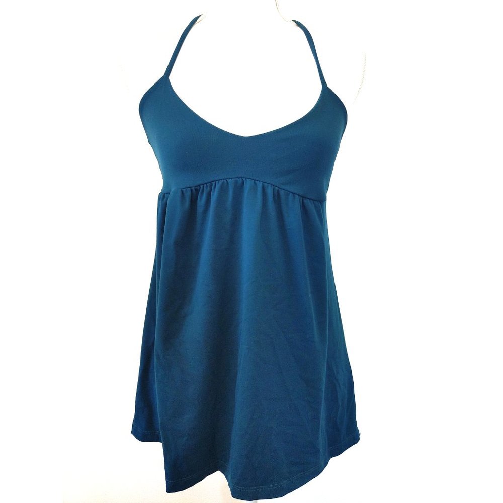 Susana Monaco Peplum Criss Cross Tank Top